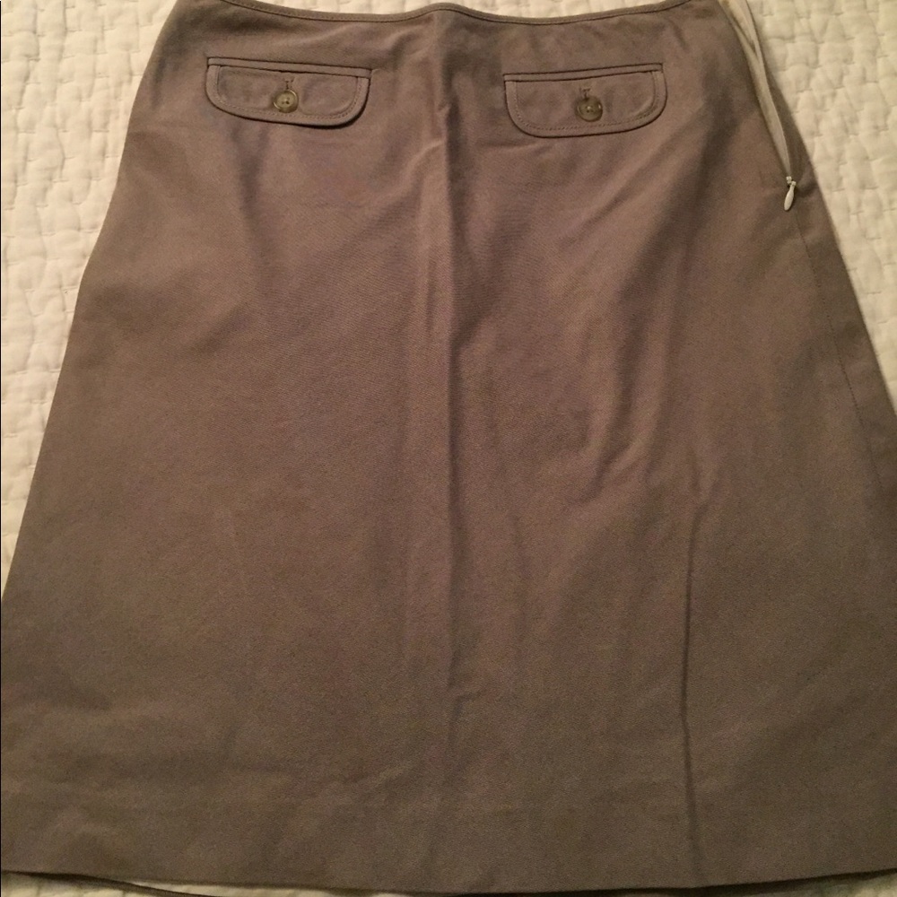 J. Crew cotton tan skirt